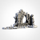Abandoned City Ruins 3D printed terrain view 15