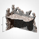 Abandoned Ruins GW 10th 3D printed terrain view 15