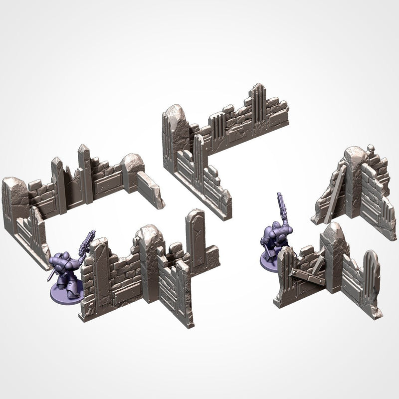 City Ruins (old GW) 3D printed terrain view 15