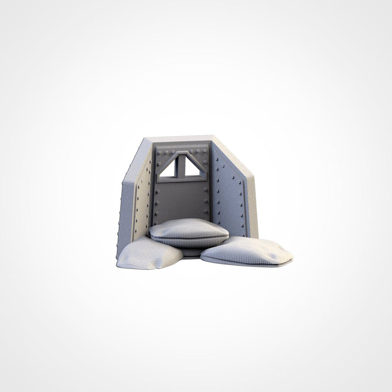 Street Barricades 3D printed terrain view 15