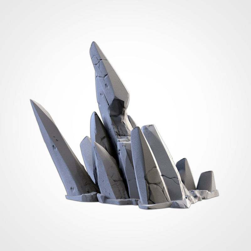 Icebergs 3D printed terrain view 15