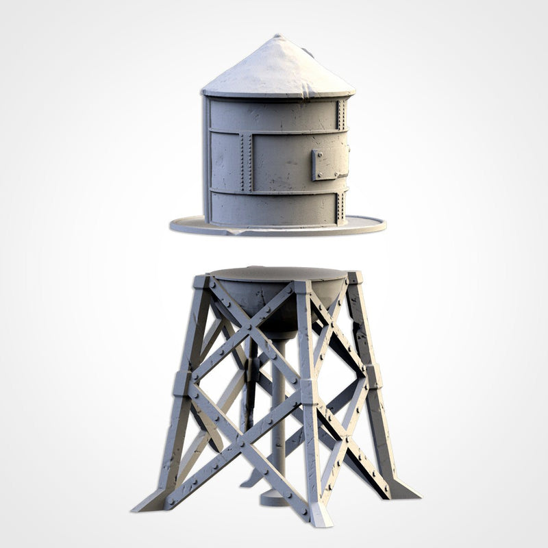 Silos & Storage Tanks 3D printed terrain view 15