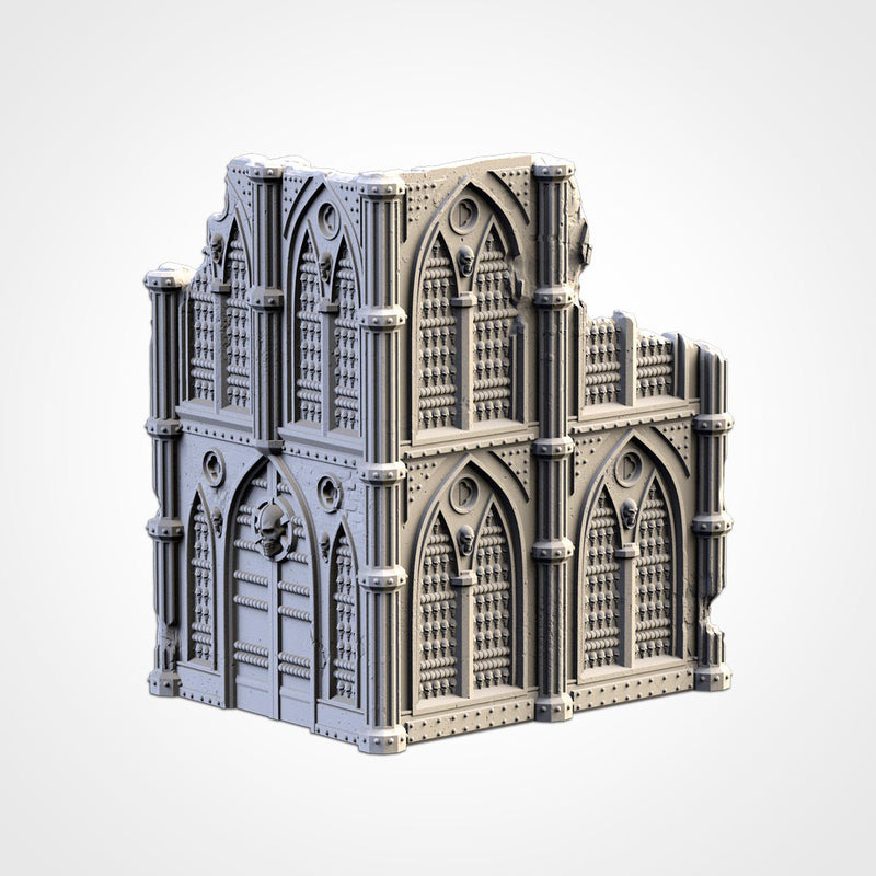 Cathedral Ruins 02 3D printed terrain view 15