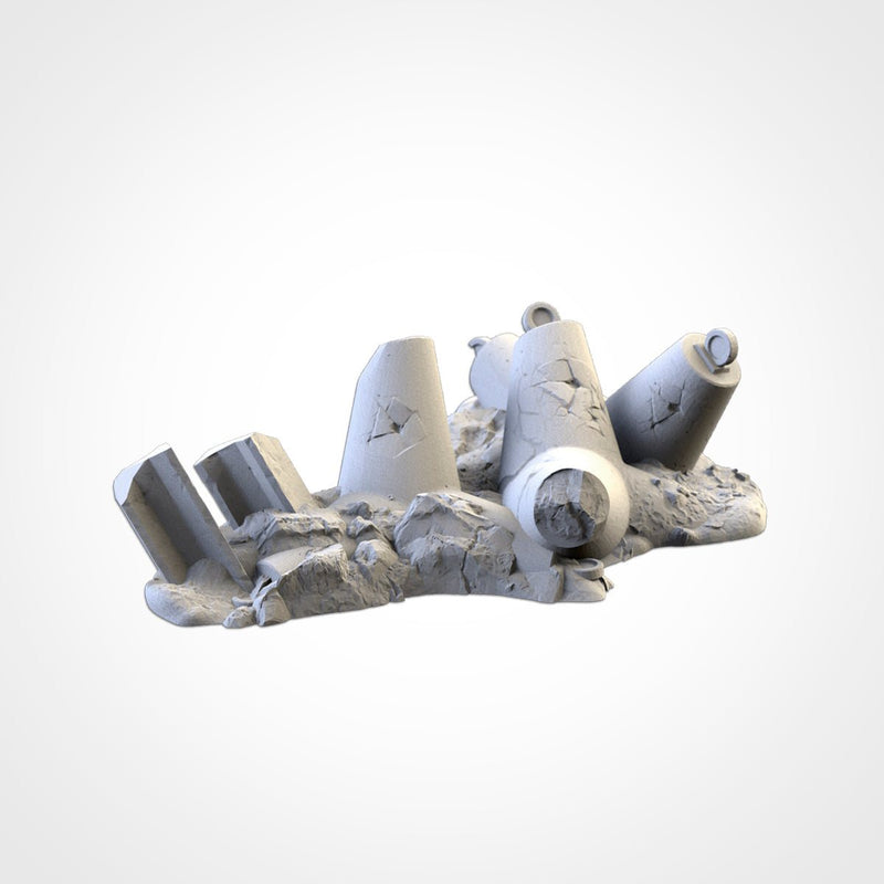 War Bunkers 3D printed terrain view 15
