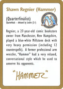 1996 Shawn Hammer Regnier Biography Card [WCD]