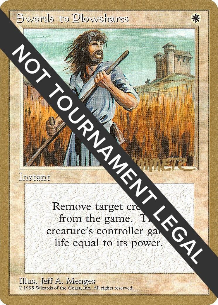 Swords to Plowshares (Shawn "Hammer" Regnier) [Pro Tour Collector Set]