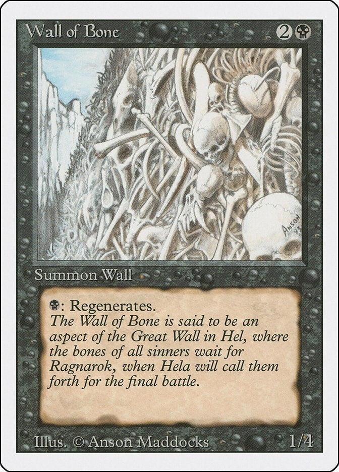 Wall of Bone [Revised Edition]
