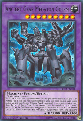 Ancient Gear Megaton Golem (LED2-EN031) [LDAM]