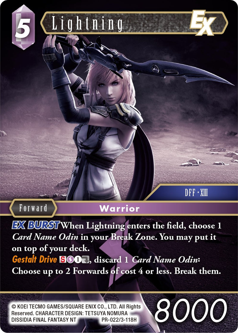 Lightning EX (PR-022/3-118H) [PR]