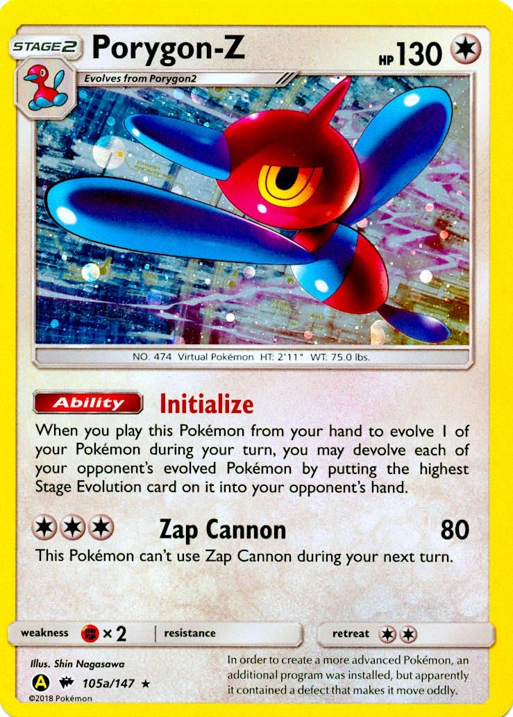 Porygon Z 105a 147 (105a/147) [PR]
