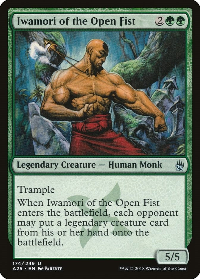 Iwamori of the Open Fist (174) [A25]