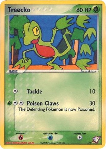 Treecko 1 5 (001/005) [KWBP]