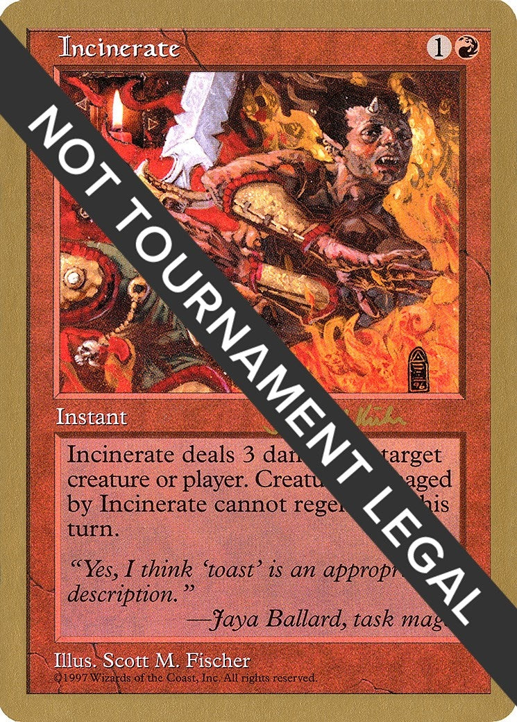Incinerate 1997 Janosch Kuhn 5ED [WCD]