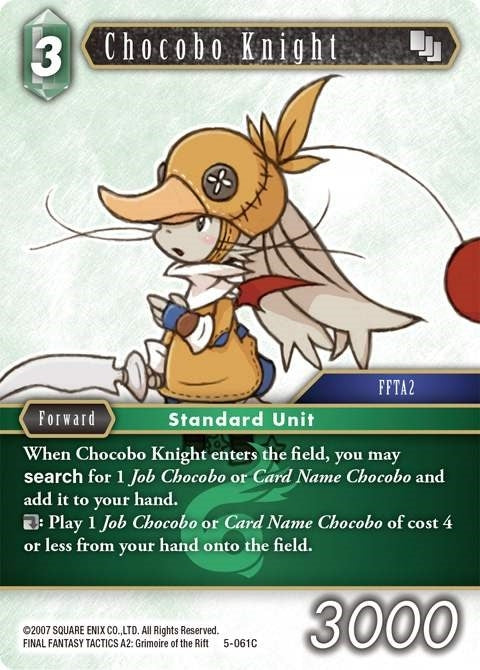 Chocobo Knight (5-061C) [OP5]