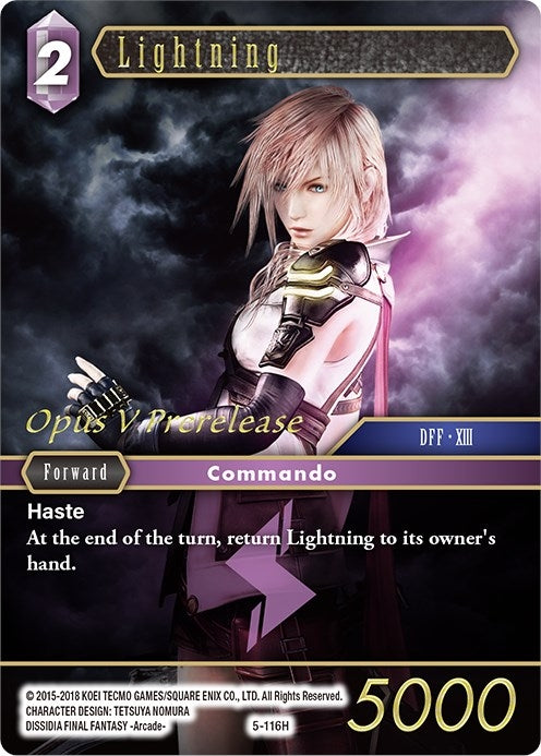 Lightning Prerelease Promo (PR-027/5-116H) [PR]