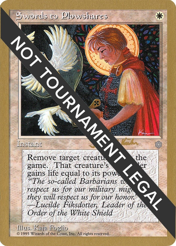 Swords to Plowshares (Janosch Kuhn) [World Championship Decks 1997]