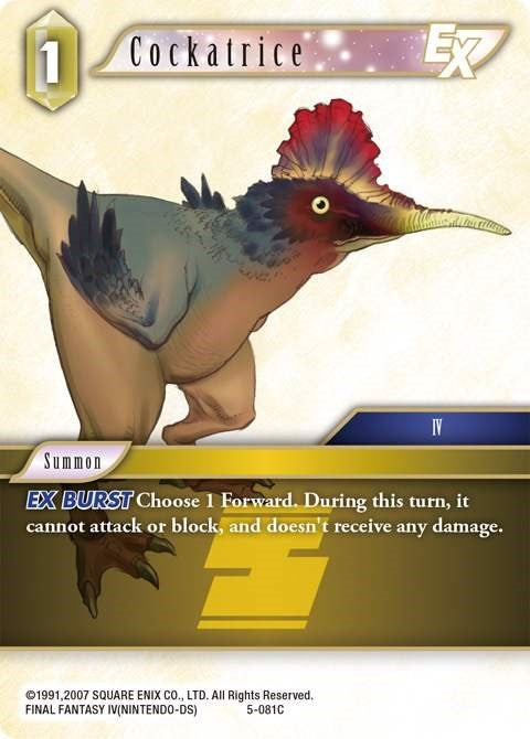 Cockatrice EX (5-081C) [OP5]