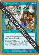 Miscalculation (Jon Finkel) (SB) [World Championship Decks 2000]