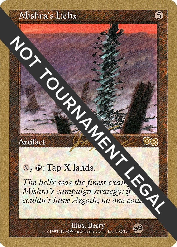 Mishra's Helix (Jon Finkel) (SB) [World Championship Decks 2000]