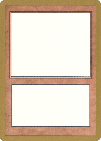 2000 World Championship Blank Card [WCD]
