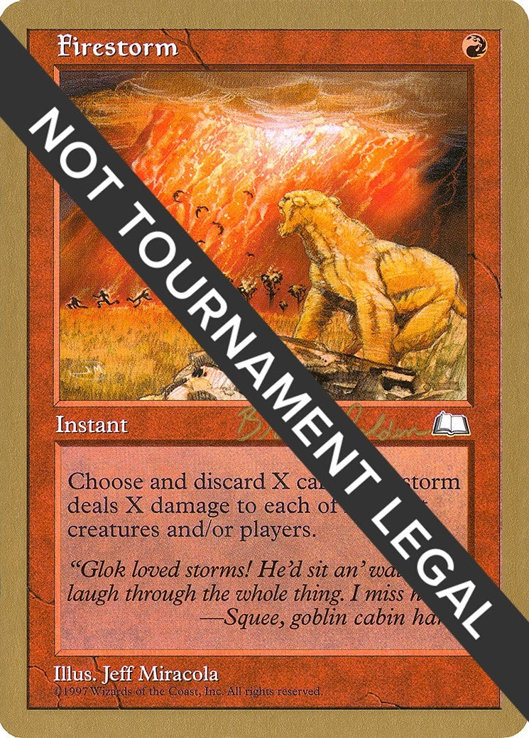 Firestorm 1998 Brian Selden WTH [WCD]