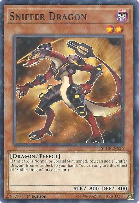 Sniffer Dragon Starfoil (SP18-EN026) [SPV]