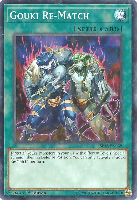 Gouki Re-Match (Starfoil) [SP18-EN039] Starfoil Rare
