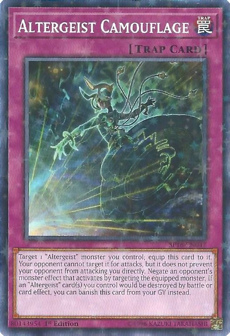 Altergeist Camouflage Starfoil (SP18-EN047) [SPV]