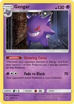 Gengar 38 111 Prerelease Kit Exclusive (038/111) [PR]