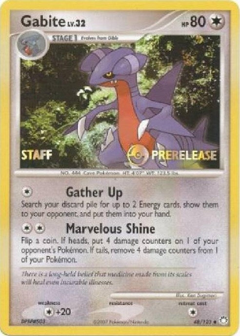 Gabite 48 124 Prerelease Staff (48/124) [PR]