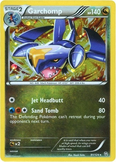 Garchomp 91 124 Cosmos Holo (091/124) [BLE]