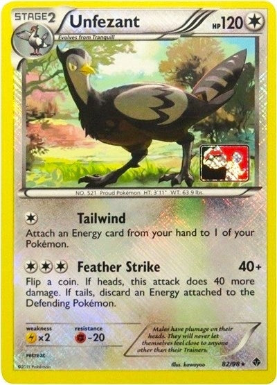 Unfezant 82 98 League Promo (082/098) [PR]