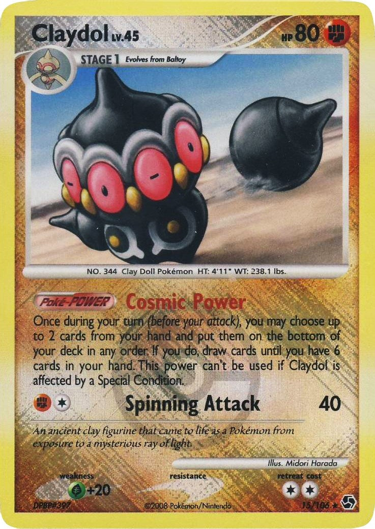 Claydol - 15/106 (League Promo) (015/106) (League & Championship Cards)