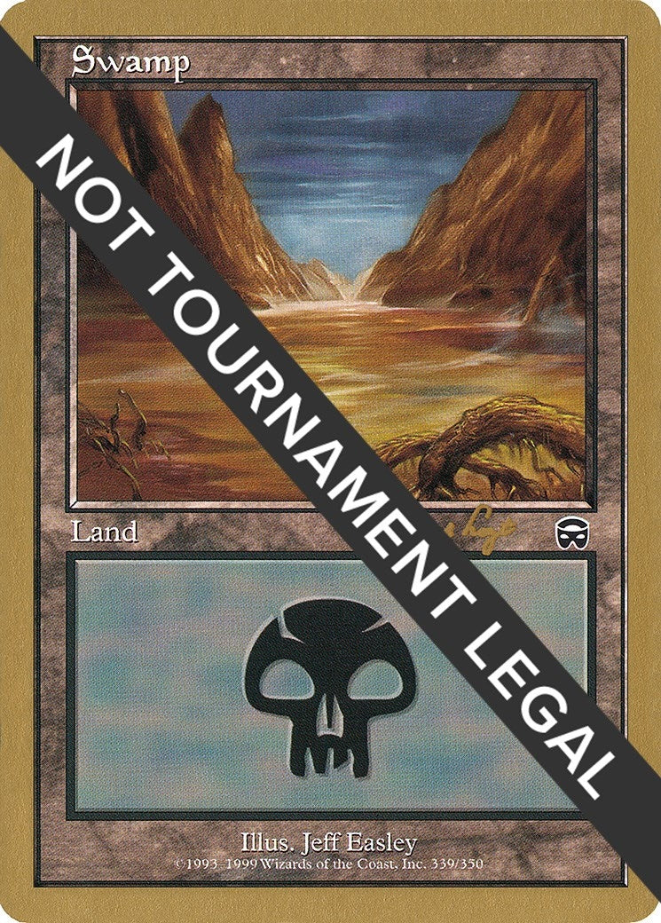 Swamp (tvdl339a) (Tom van de Logt) [World Championship Decks 2001]