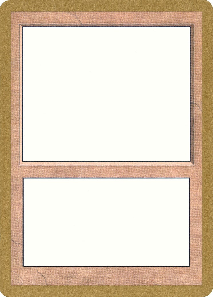 1999 World Championship Blank Card [WCD]