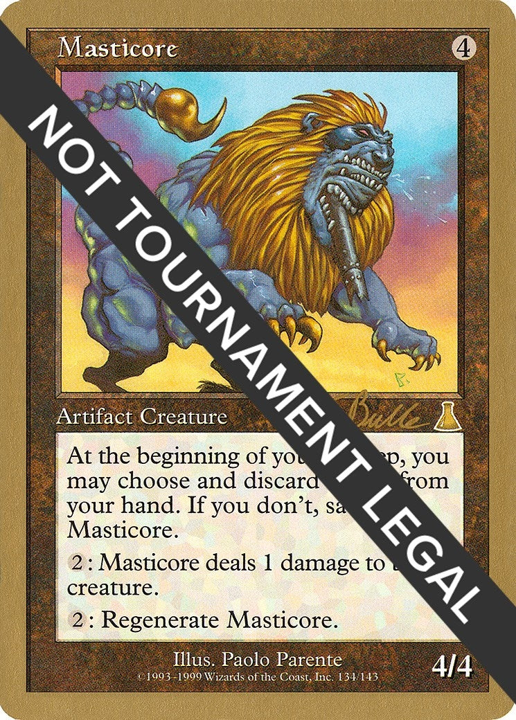 Masticore (Kai Budde) [World Championship Decks 1999]