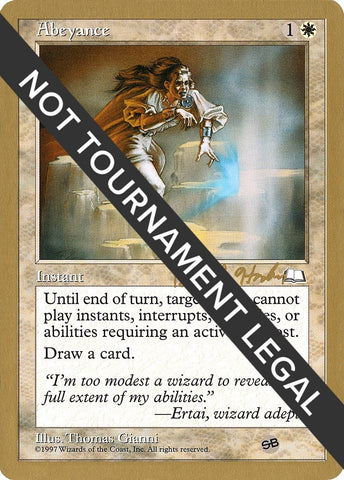 Abeyance 1998 Brian Hacker WTH SB [WCD]