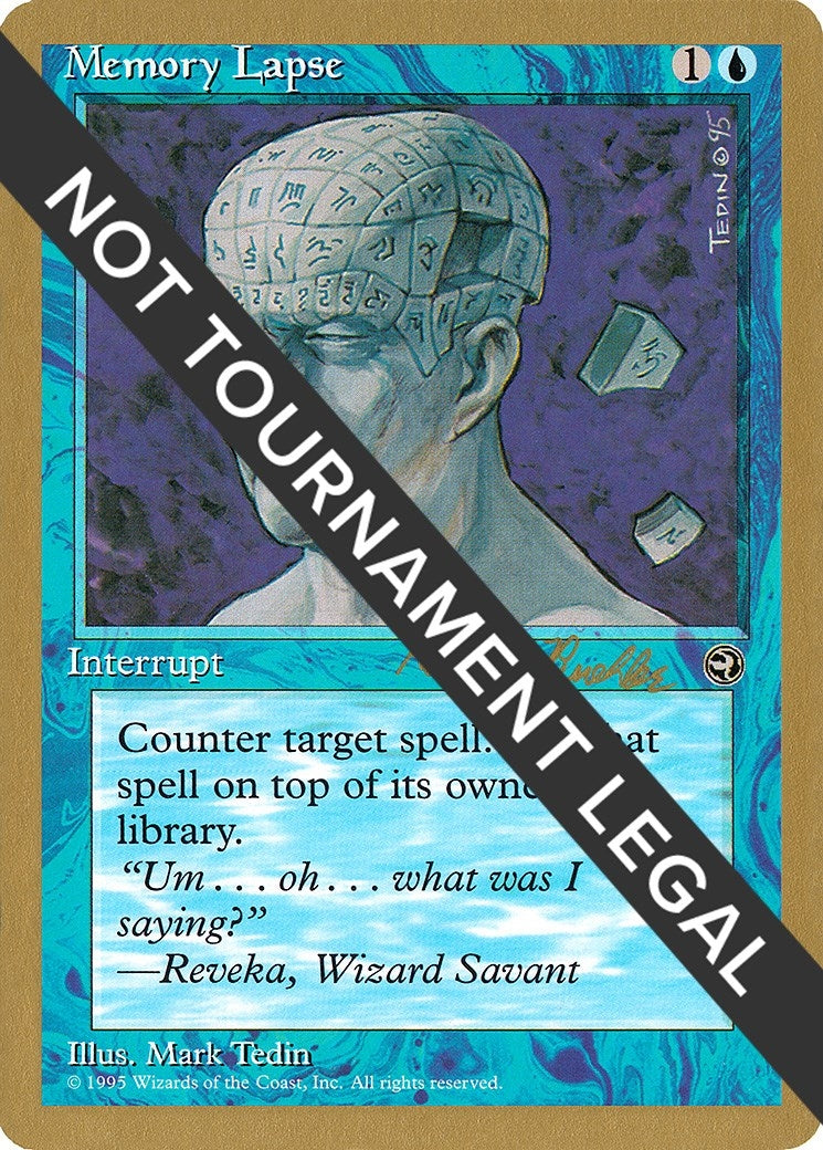 Memory Lapse (Randy Buehler) [World Championship Decks 1998]