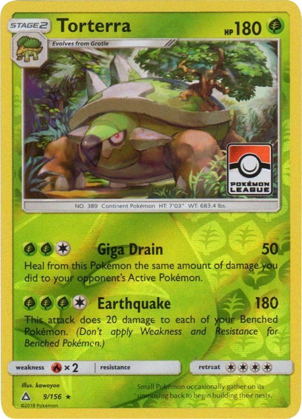 Torterra 9 156 Pokemon League (009/156) [PR]