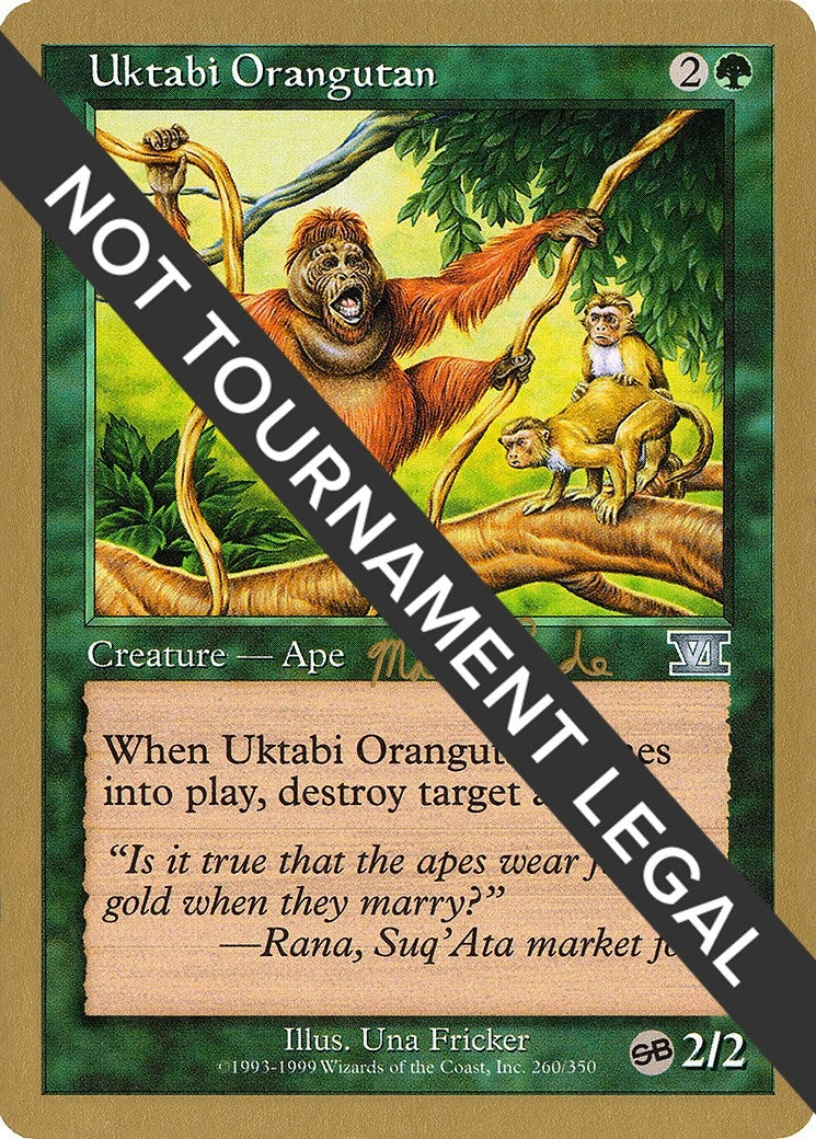 Uktabi Orangutan 1999 Matt Linde 6ED SB [WCD]