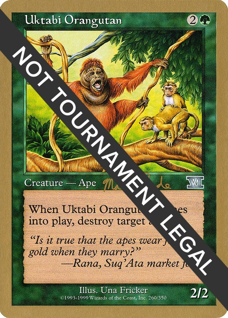 Uktabi Orangutan 1999 Matt Linde 6ED [WCD]