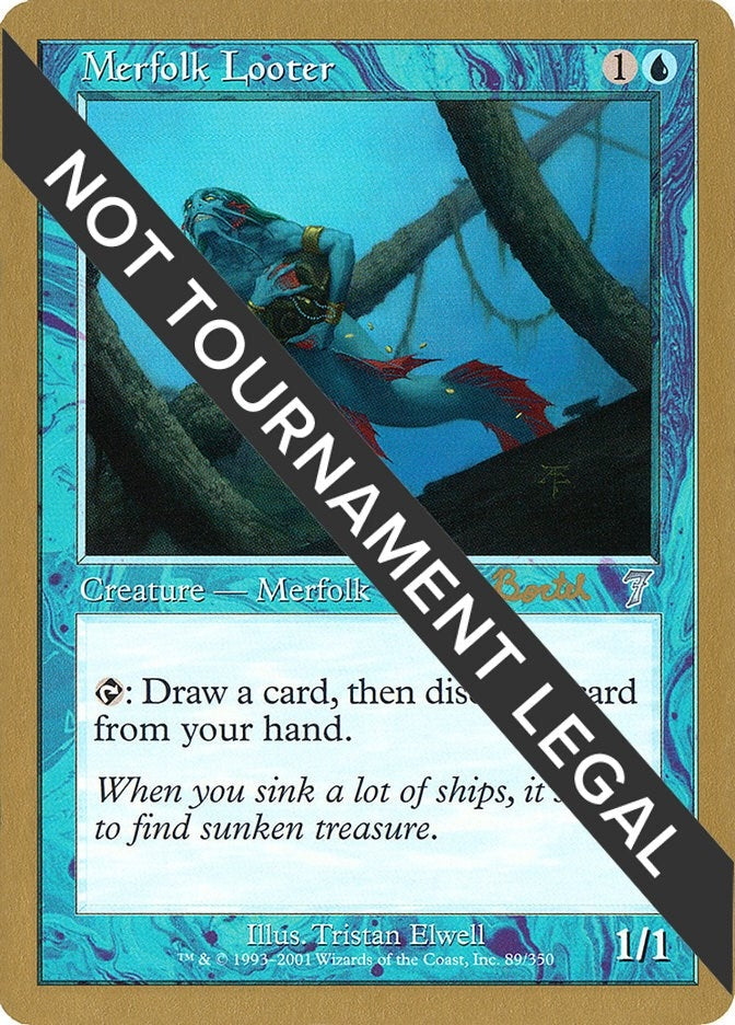 Merfolk Looter (Alex Borteh) [World Championship Decks 2001]