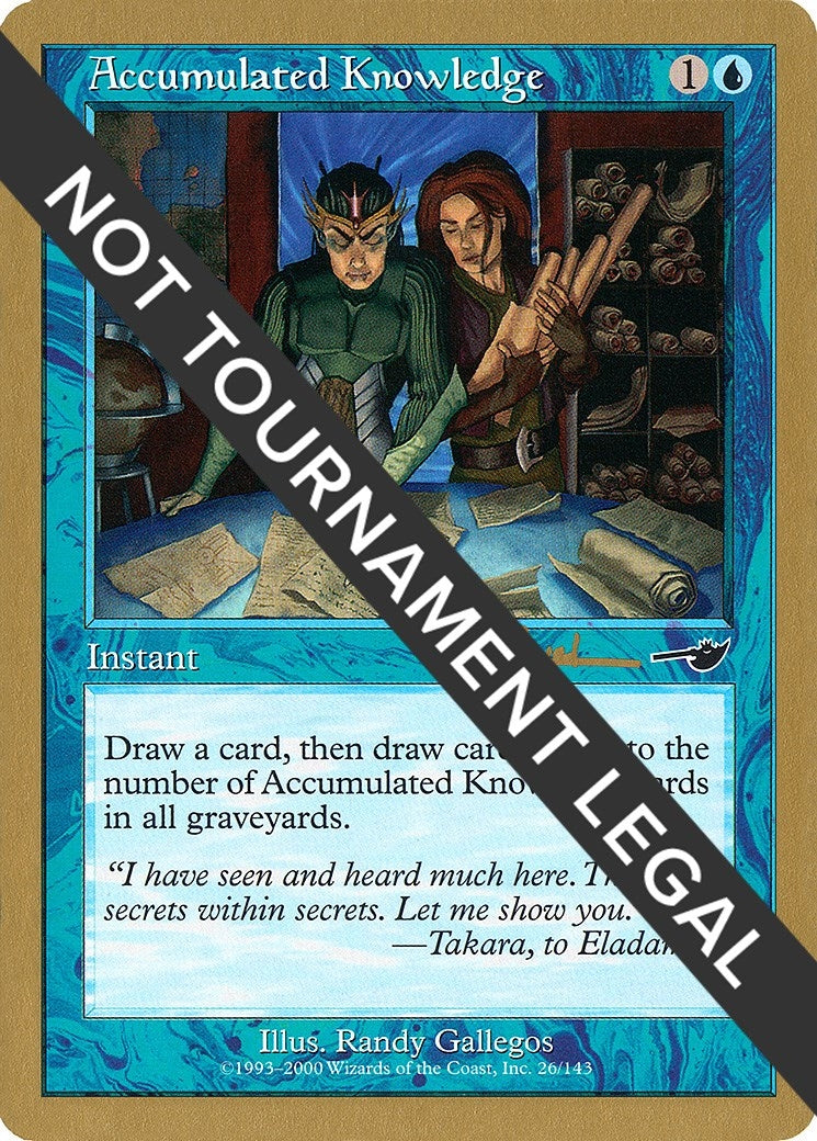 Accumulated Knowledge 2001 Antoine Ruel NMS [WCD]
