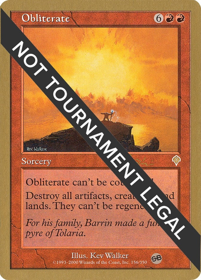 Obliterate 2001 Jan Tomcani INV SB [WCD]