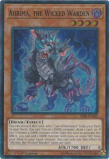 Ahrima the Wicked Warden (SR06-EN002) [SR06]