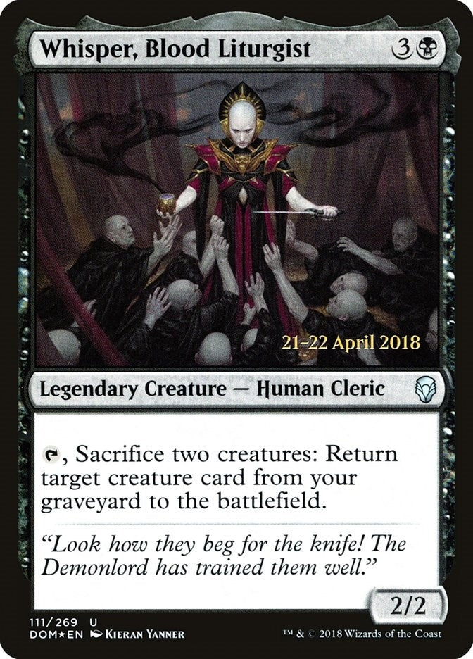 Whisper Blood Liturgist (111) [PRE]