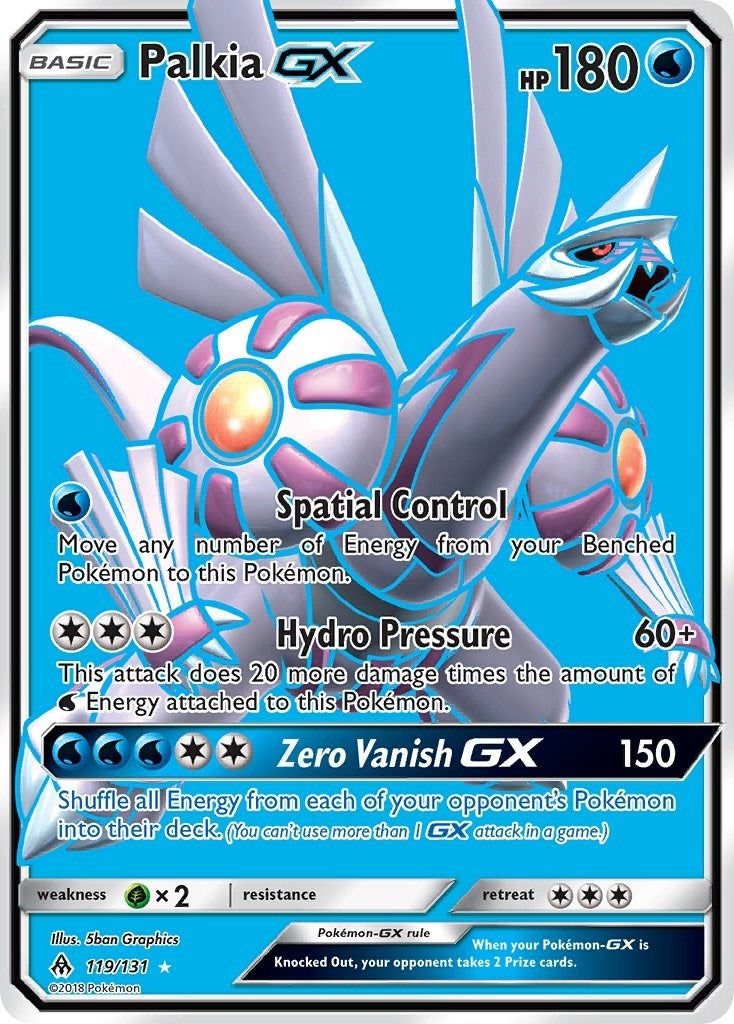 Palkia GX Full Art (119/131) [SM06]