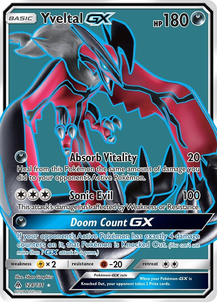 Yveltal GX Full Art (124/131) [SM06]