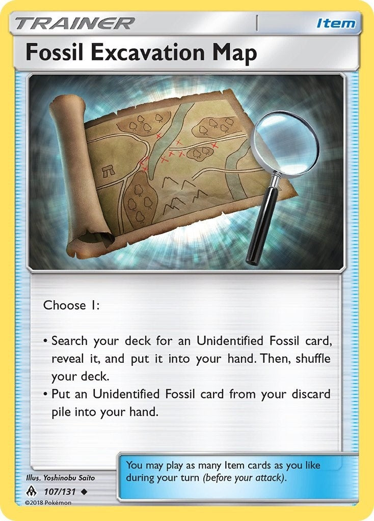 Fossil Excavation Map (107/131) [SM06]