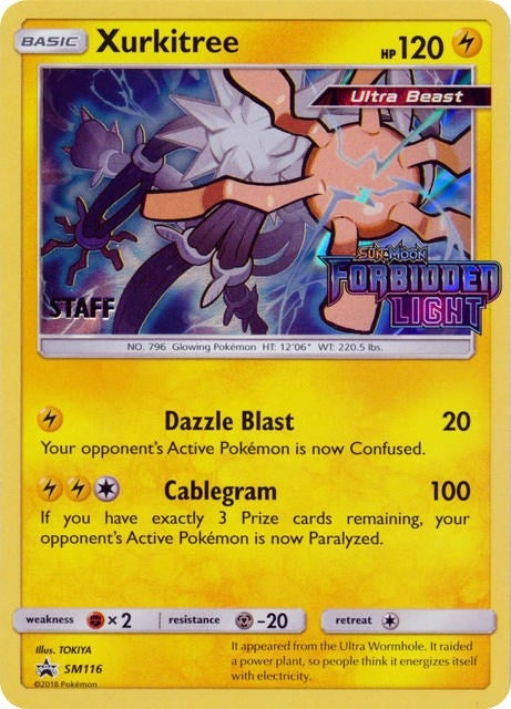 Xurkitree SM116 Prerelease Staff (SM116) [SMP]